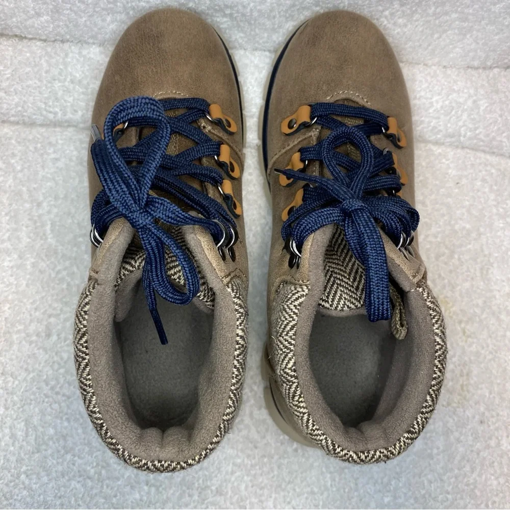 Skechers Synergy Women's Mountain Dreamer Ankle Boots Taupe Memory Foam Size 5 - Picture 6 of 14